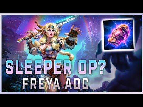 WHY IS NOBODY USING THIS BUSTED LIFESTEAL ADC BUILD? - Smite Freya ADC