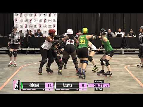 Helsinki vs Atlanta - 2019 International WFTDA Playoffs: Winston-Salem Game 13