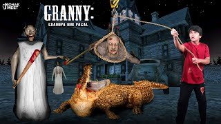 GRANNY - GRANDPA HUE PAGAL SHORT FILM : ग्रैनी | HORROR GAME GRANNY : CT 2 - SLENDRINA || MOHAK MEET