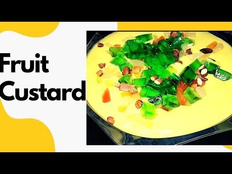 Fruit Custard Recipe | Mango Custard | Hooria Food Studio