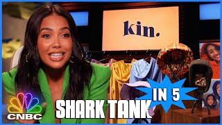 Emma Grede Drapes Herself In Satin | Shark Tank In 5 | CNBC Prime