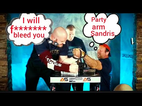 Devon Larratt vs Sandris Sedis left arm supermatch/armwars