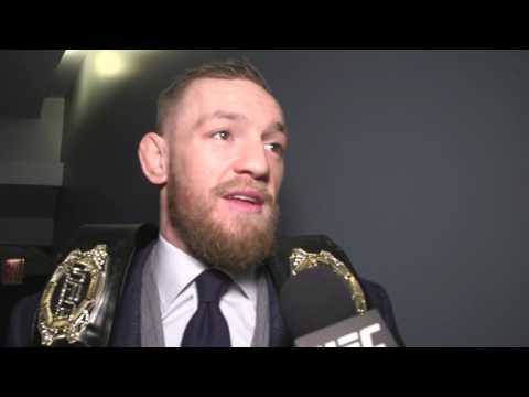 Conor McGregor Given Tyron Woodley’s UFC Belt At UFC 205