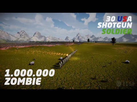 1 MILLION ZOMBIES vs 30 AMERICAN SOLDIER - Ultimate Epic Battle Simulator 2