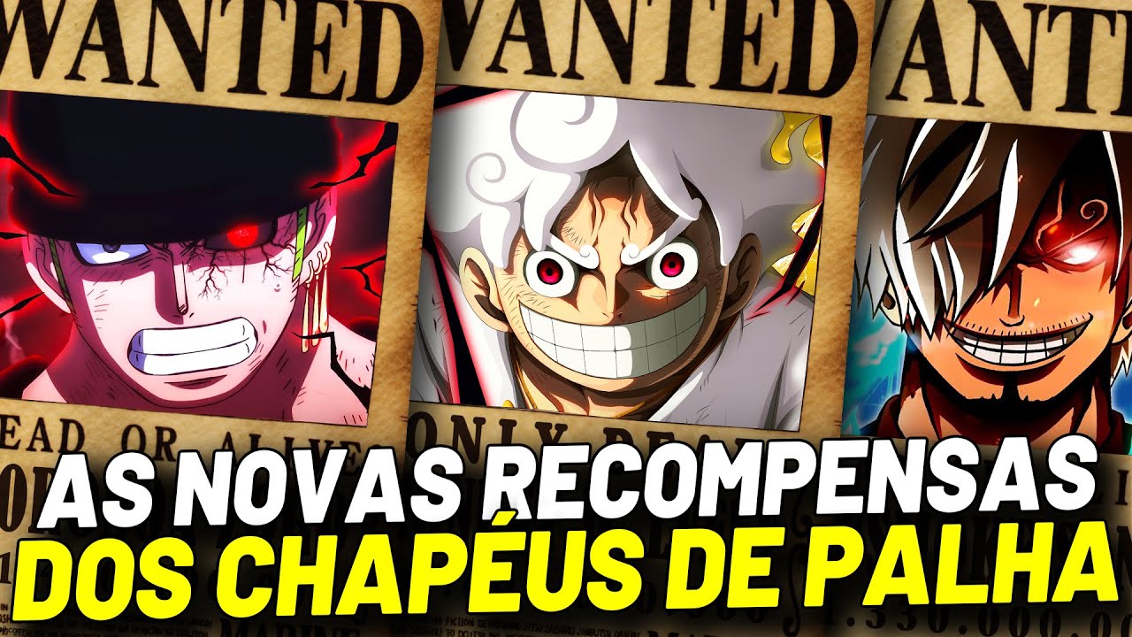 AS INCRÍVEIS NOVAS RECOMPENSAS DOS CHAPÉUS DE PALHA APÓS EGG HEAD - ONE PIECE