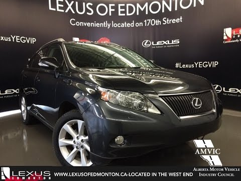 Used 2010 Grey Lexus RX 350 AWD Touring In Depth Review Sherwood Park Alberta