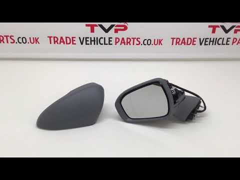 Fits Ford Mondeo 2015-2019 Door Wing Mirror Electric Power Fold Heated With Indicator & Puddle Lamp Primed Left Side video