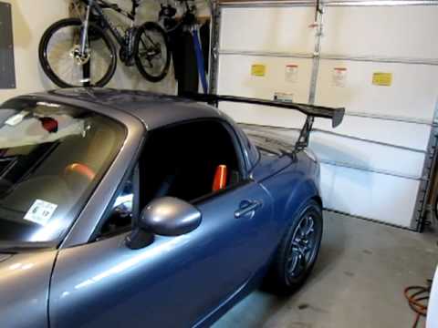 First ever APR GTC-200 Wing mounted on Mazda MX-5 PRHT