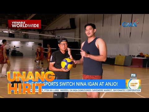 Igan at Anjo, magpapalitan ng kani-kanilang sports? Unang Hirit