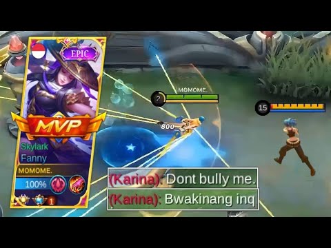 HOW TO COUNTER KARINA ? (FANNY UNLIMITED NERF) -MLBB