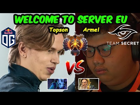 Welcome To Europe New Secret MIDLANE - Armel vs Topson Dota 2 pro Gameplay 7.32E