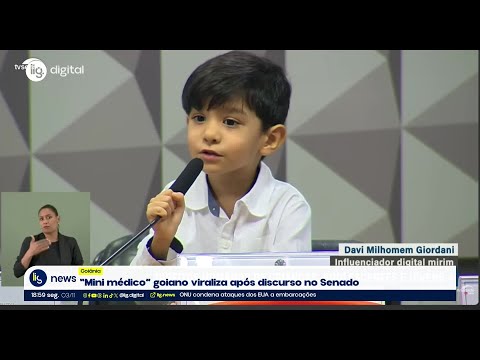 "Mini doctor" from Goiás goes viral after speech in the Senate – 03/11/2025 – Lig News