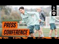 Heung Min Son Europa League Press Conference Tottenham Hotspur V Qarabag
