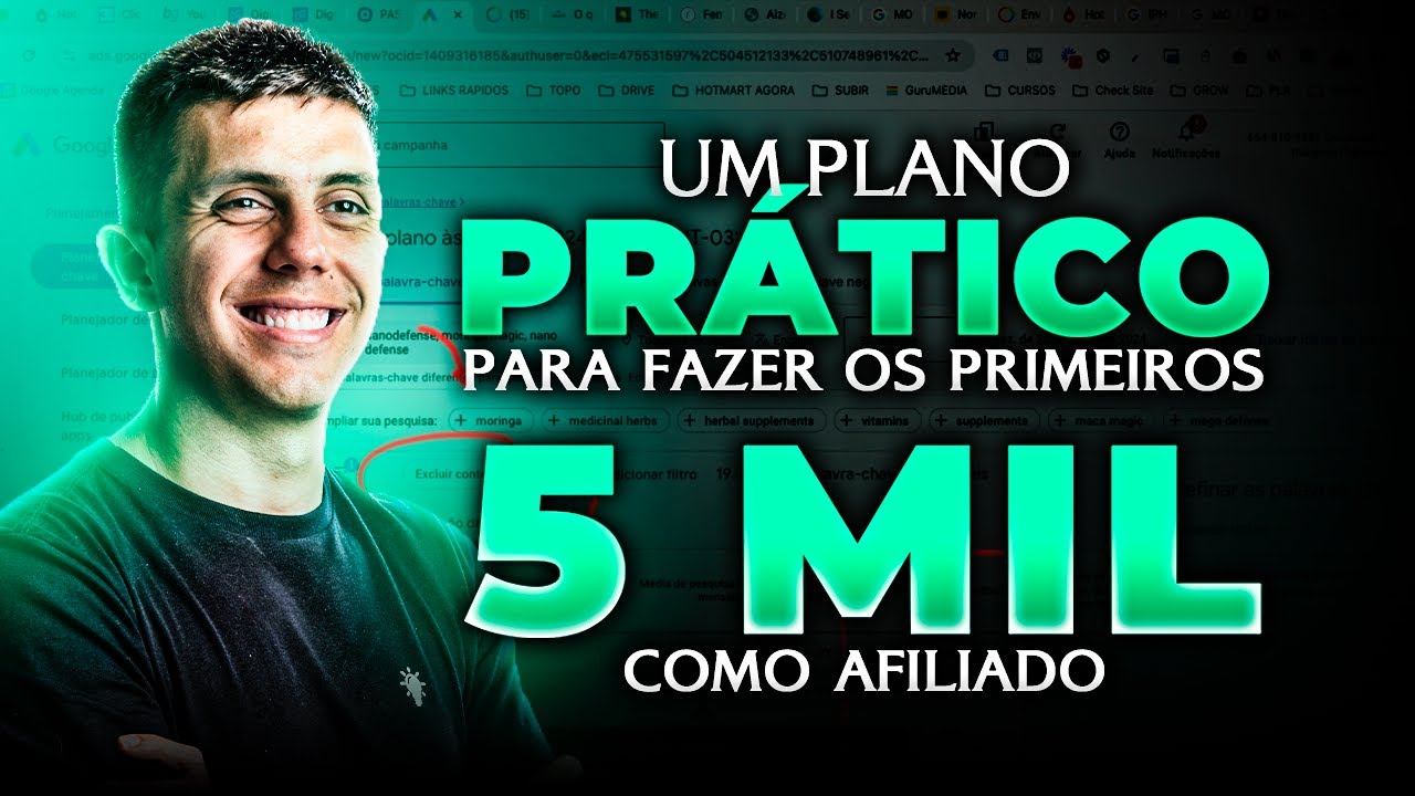 Um PLANO PRÁTICO p/ fazer os Primeiros 5Mil por mês Como Afiliado | Live #004