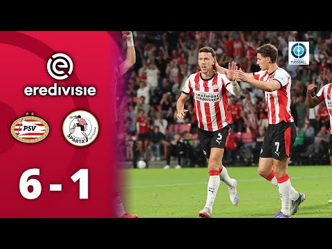 Van Bommel, Perisic & Co. nehmen Sparta auseinander! PSV-Kantersieg zum Saisonauftakt | PSV - Sparta
