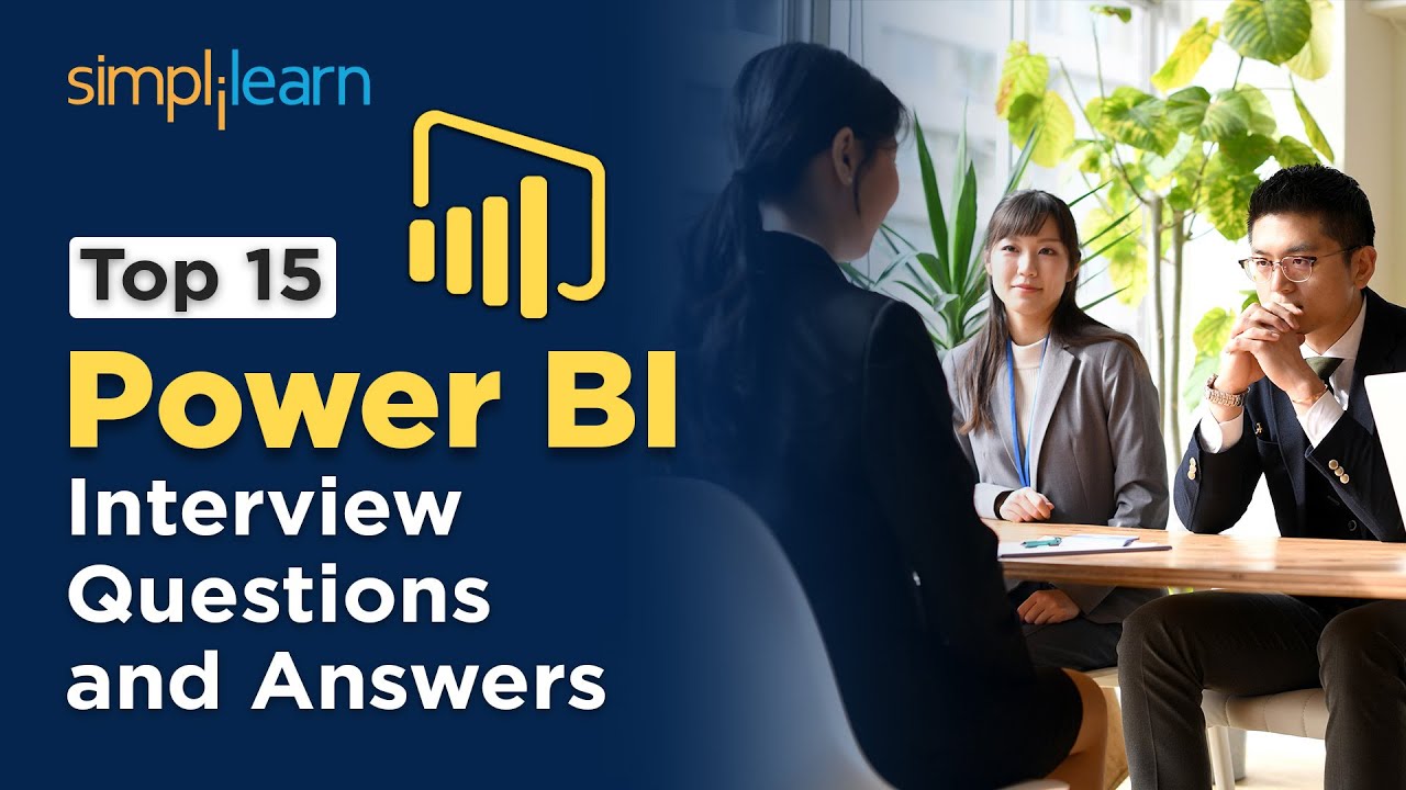 Top Power BI Interview Questions 2026 | Power BI Interview Questions And Answers | Simplilearn