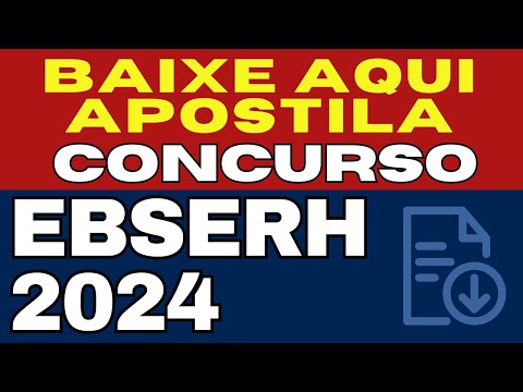 Onde baixar apostila para concurso técnico de enfermagem EBSERH