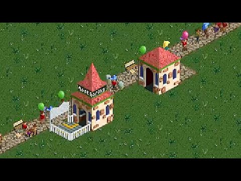 The Most Boring Ride In RollerCoaster Tycoon