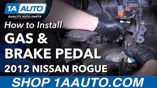 How to Replace Gas and Brake Pedal Assembly 07-13 Nissan Rogue