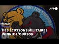 À Taïwan, des écussons militaires avec Winnie l'ourson font fureur | AFP