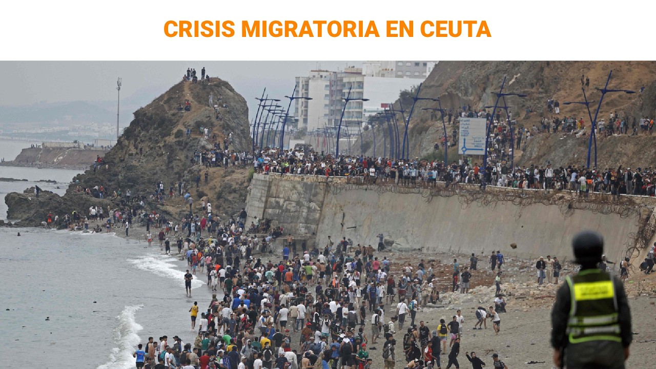 🔴DIRECTO | CRISIS MIGRATORIA EN CEUTA. PASEO DEL TARAJAL (SEÑAL 1) | RTVE Noticias