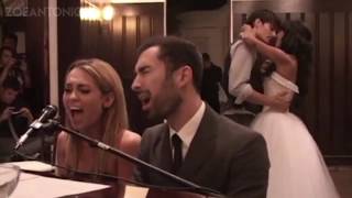 Miley Cyrus sings &quot;When I Look At You&quot; at Best Friends Wedding!