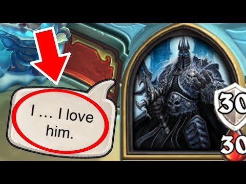 [Hearthstone] 19 SECRET INTERACTIONS in The Lich King Boss Fight | Knights of the Frozen Throne