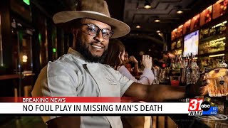 Madison County Coroner: No foul play in death of missing Texas man