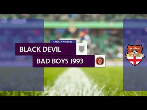 BLACK DEVIL vs BAD BOYS 1993 - Campionato C7 Over 35