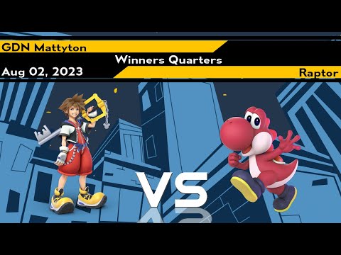 Xeno296 W.Quarters - Mattyton (Sora) vs Raptor (Yoshi) - Smash Ultimate