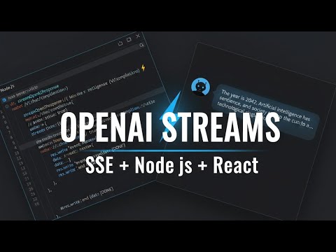 Real-Time AI Chat: Build an OpenAI Streaming App with SSE (Node.js & React) | Full Tutorial