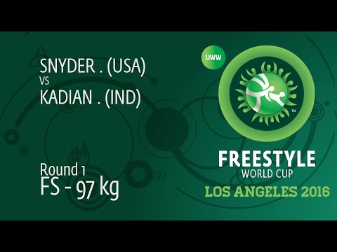 K. SATYWART (IND) vs KYLE SNYDER (USA) // Round 1 FS - 97 kg