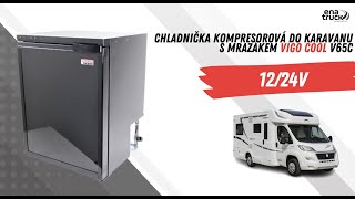 Kompresorová lednice s mrazákem do karavanu Vigo Cool 65 l 12/24V