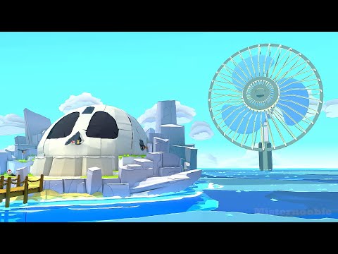 Paper Mario - Solve the door puzzle in Bonehead Island | Origami King