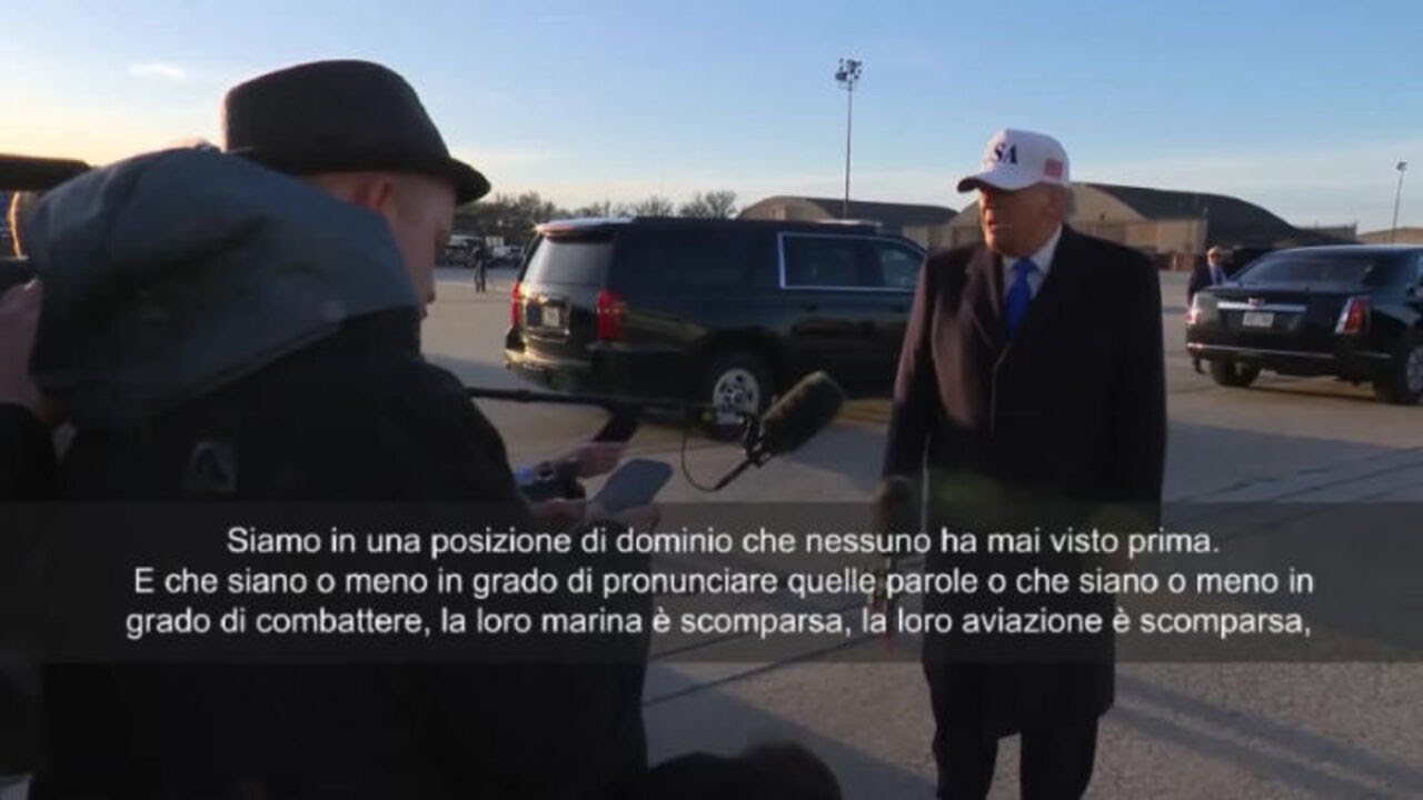 Trump: Resa incondizionata dell'Iran? Che lo facciano o no, non hanno più armi