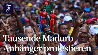 Venezuela: Warnschüsse nahe Präsidentenpalast