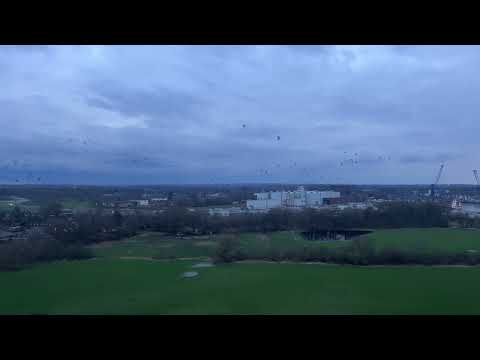 Rendsburger Hochbrücke Zugfahrt über den Nord-Ostsee-Kanal von Rendsburg Richtung Kiel