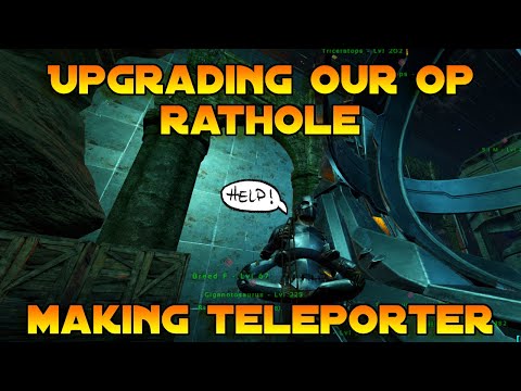 Upgrading Our Op Rathole (TEK Teleporter, Giga's) | Ark PvP Unoffical Small Tribes