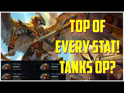 TOP OF EVERY STAT! TANKS OP? HORUS SMITE S9