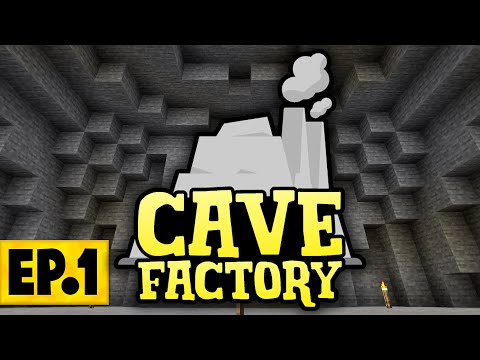 Minecraft Cave Factory | A NEW GENERATION OF STONEBLOCK! #1 [Modded Questing Stoneblock]