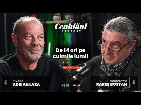 Ceahlăul Podcast, cu Rareș Bostan | Episodul 21: Adrian Laza, de 14 ori pe culmile lumii