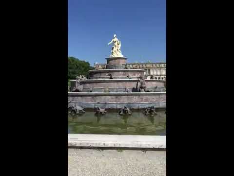 Eric Clark's Travel Videos - Herrenchiemsee Germany - Herrenchiemsee New Palace Gardens and Fountain