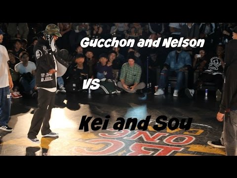 Kei and Sou vs. Gucchon and Nelson. Popping mega battle for Red Bull BC One Camp Deadly Duo battle