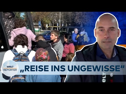 KRIEG IN DER UKRAINE: Zivile Ziele unter Beschuss - Immer mehr Menschen fliehen | WELT REPORTER