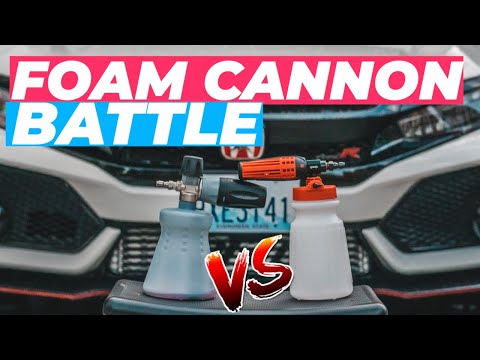 FOAM CANON BATTLE! MORE FOAM? MTM PF22.2 VS GRIOTS GARAGE