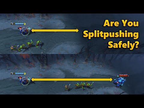 How to splitpush safely | Dota 2 7.30b