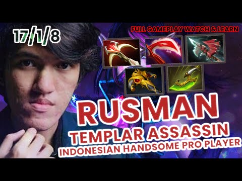 Templar Assassin Off Lane Full Gameplay by Rusman - Dota 2 Patch 7.31b Full Gameplay