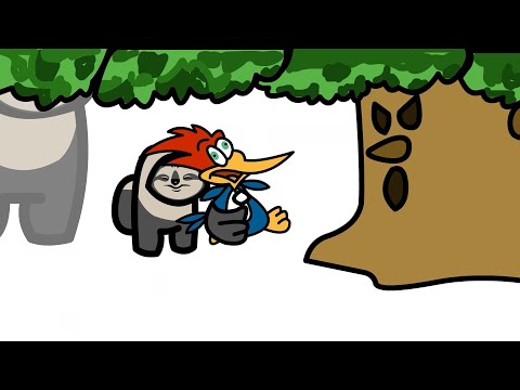 Kirby Characters | Mini Crewmate Kills Animation