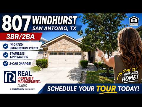 **APPLICATION RECEIVED** *MOVE IN SPECIAL* 3BR/2BA in Gated Promontory Pointe | Stainless Appliances | 2-Car Garage! property video