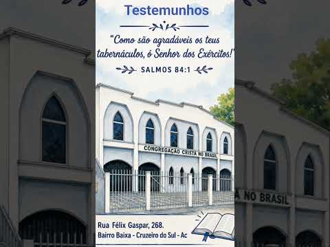 Testemunho - Ressurreição - irmão Fábio Campelo, Ancião em Pau D'Arco do Piauí - PI
